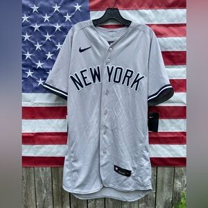 NY Yankee Judge Jersey Authentic Collection “road gray”